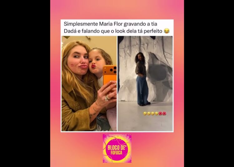 Ela é muito apaixonada nessa tia Dadá ❤️❤️#mariaflor #fofocas #virginia