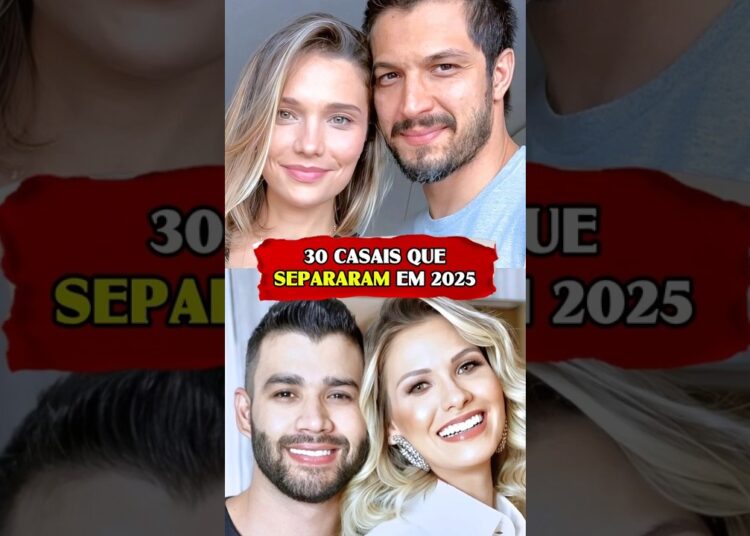 🔴 Casais Que Se Separaram Em 2025 E Você Não Sabia! 💔 Conheça Atores Que Terminaram O Casamento! 😱