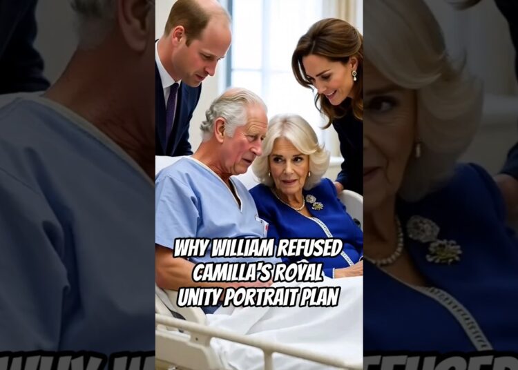 Why William Refused Camilla’s Royal Unity Portrait Plan #camilla #royalfamily #kate #princewilliam