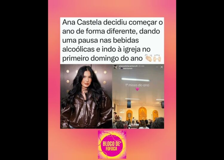 #anacastela  iniciou o ano de um jeito diferente. #fofocas