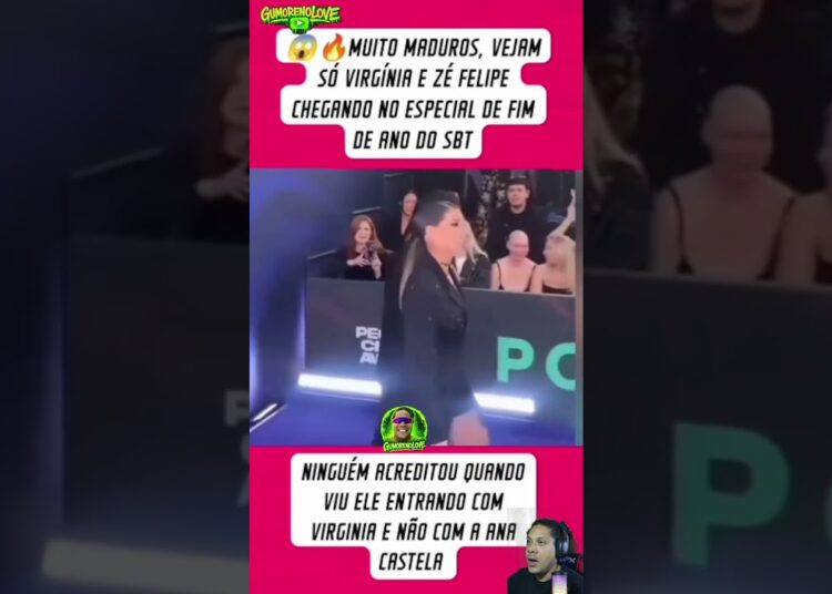 😳🔥 muito maduros! virgínia e zé felipe juntos no especial do sbt #shorts #zefelipe #virginia #casal