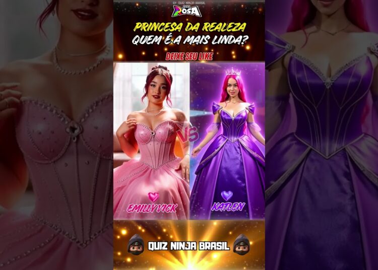 PRINCESA DA REALEZA 👑✨ QUEM É A MAIS LINDA KATLEN 👸 VS EMILLY VICK 💖