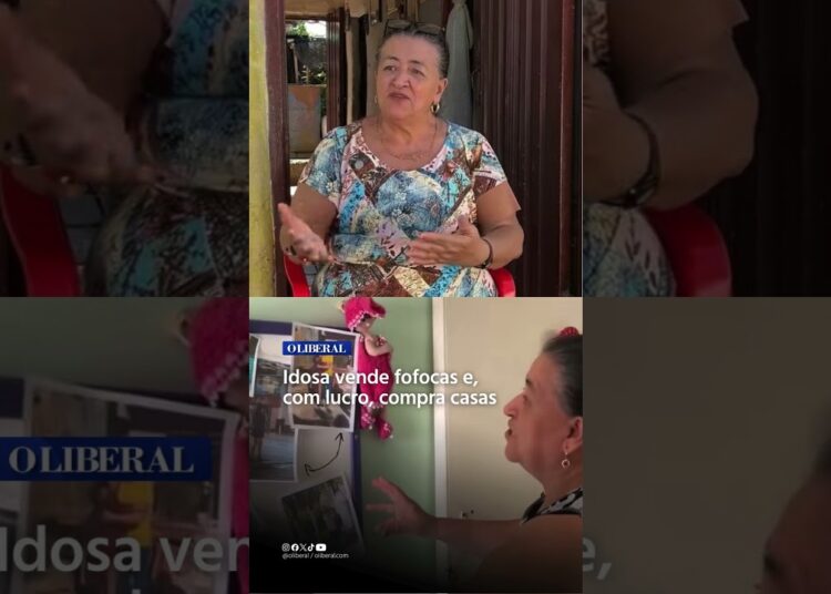 INACREDITÁVEL! Idosa vende fofocas e, com lucro, compra casas