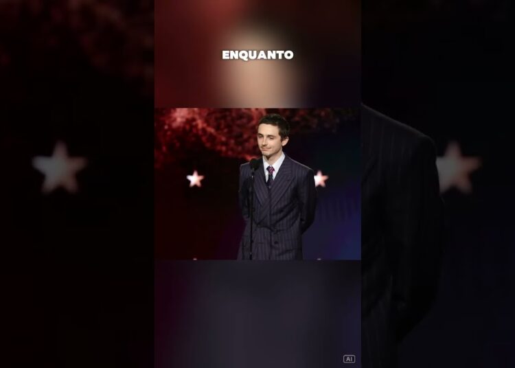 Timothée Chalamet Brilha no Critics Choice Awards 2026 #criticschoiceawards #timotheechalamet