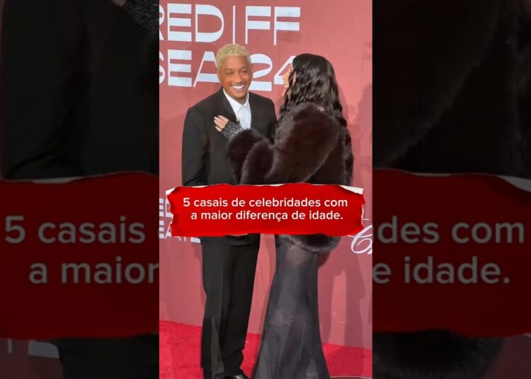 5 casais de celebridades com a maior diferença de idade.