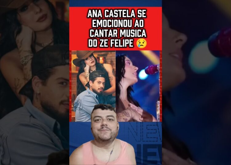 ANA CASTELA FICOU EMOCIONADA😱 #fofocas #famosos #noticias #anacastela #zefelipe #shorts