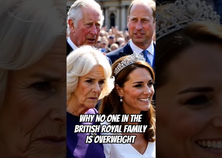 Why No One in the British Royal Family Is Overweight #kate #royal #camilla #anne #charles #diana
