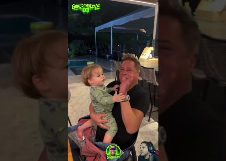 Leonardo vivendo momento fofo com José Leonardo 👴💙👶 #shorts #trending #familia #famosos
