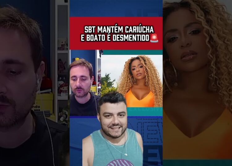 CARIUCHA CONTINUA NO SBT 😱 #fofocas #famosos #noticias #cariucha #shorts