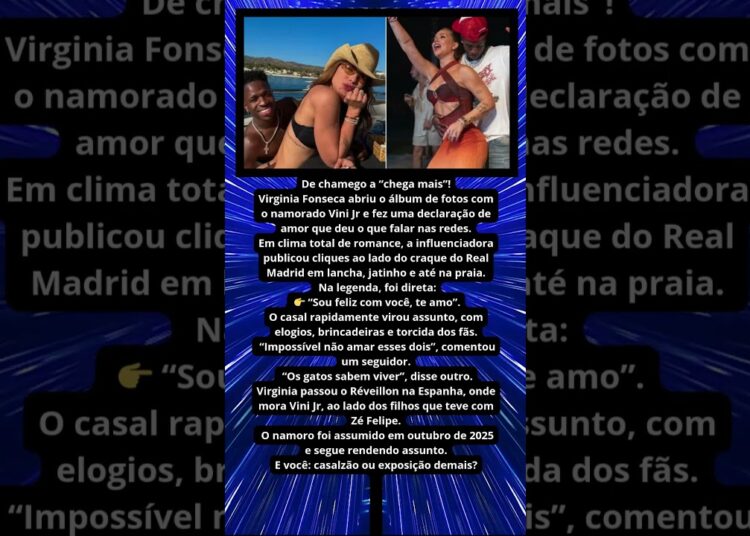 VIRGINIA FONSECA SE DECLARA PARA VINI JR
