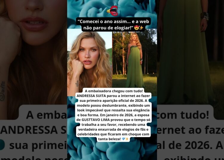 Humilhou! O look de Andressa Suita que paralisou o Brasil hoje. 😱🔥👗✨