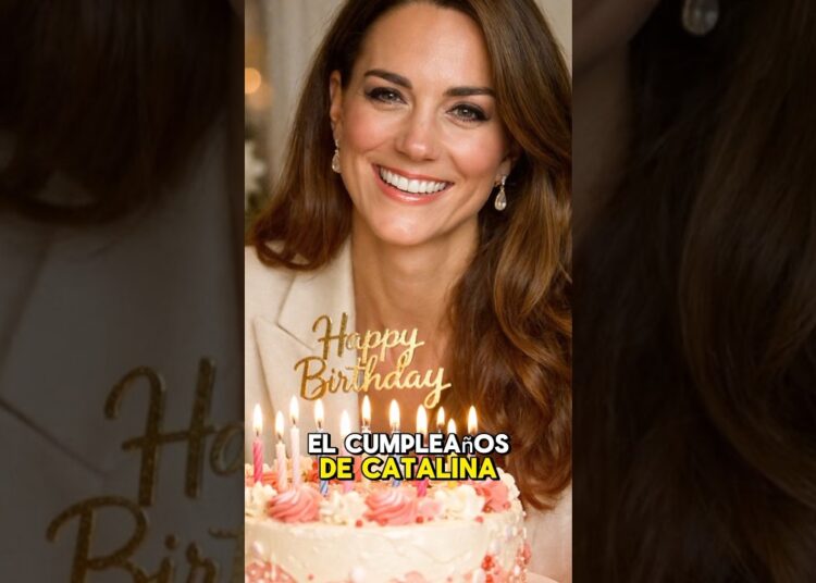 El cumpleaños de Catalina sorprende a la realeza con una fiesta elegante digna de una reina #shorts