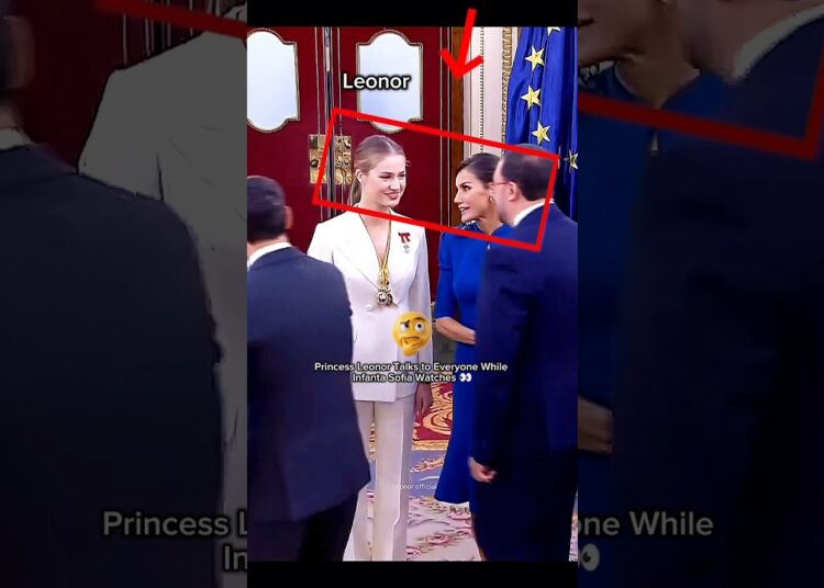 Princess Leonor Talks to Everyone While Infanta Sofía Watches 👀