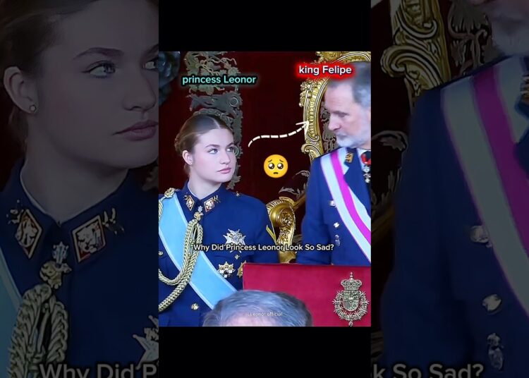 Why Did Princess Leonor Look So Sad?