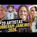 20 ARTISTAS MORRERAM JANEIRO 2026.