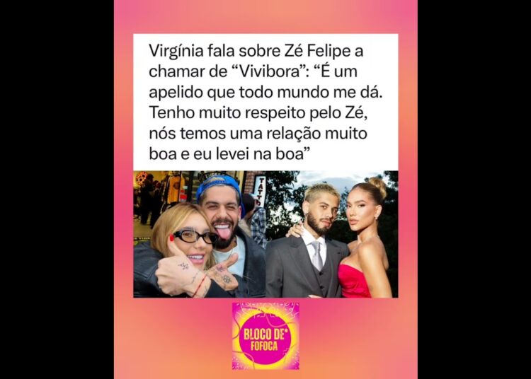 #virginia  comenta sobre o apelido “Vivibora” dado por #zefelipe #fofocas #fofoca