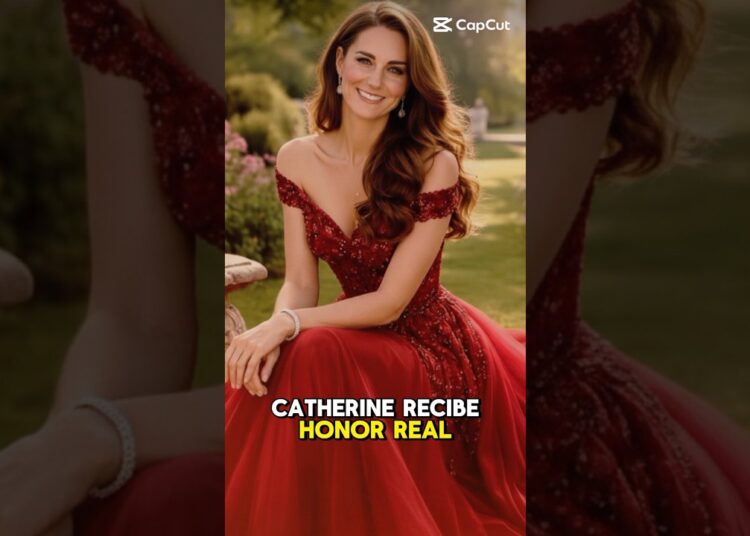 Catalina recibe un raro honor real en su 44 cumpleaños #shorts​ #catherine