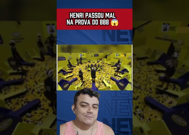 HENRI CASTELLI PASSOU MAL 😱 #bbb #fofocas #noticias #famosos #shorts
