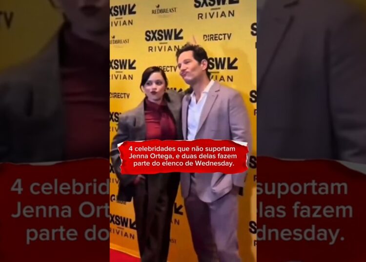 4 celebridades que não suportam Jenna Ortega, e duas delas fazem parte do elenco de Wednesday.