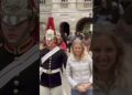 DONT DISRESPECT THE KING GUARD #kingsguard #respect #royalguard #shorts #guard #realeza #horseguards