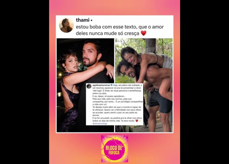 Que lindo ❤️❤️#agathamoreira #rodrigosimas #fofocas