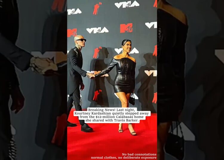 Breaking News! Last night,Kourtney Kardashian quietly stepped awayfrom the $12-million Calabasas ho