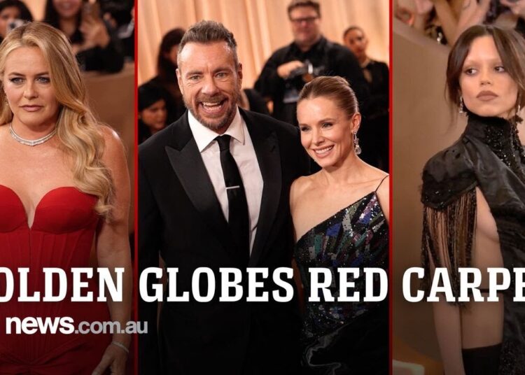 Golden Globes 2026 red carpet: Stars sparkle ahead of ceremony