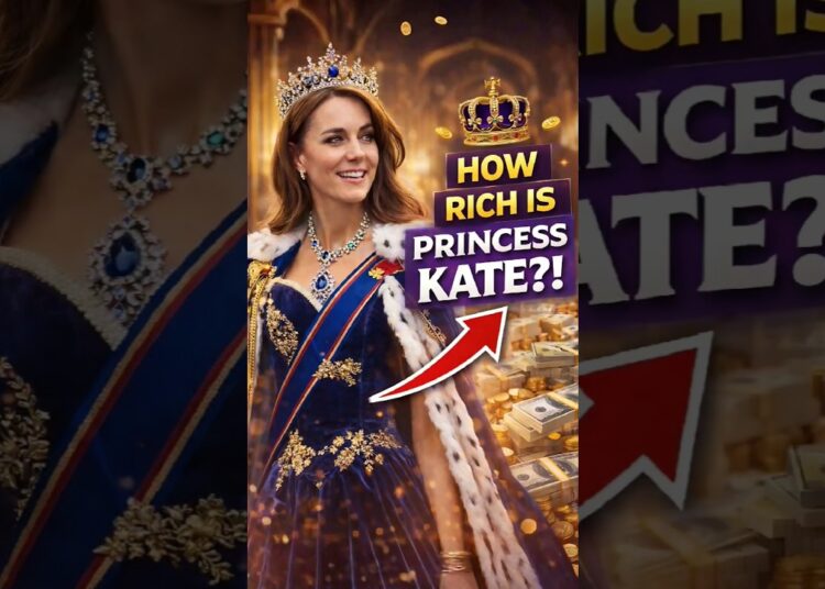 How Rich Is Princess Catherine Middleton?  #shorts