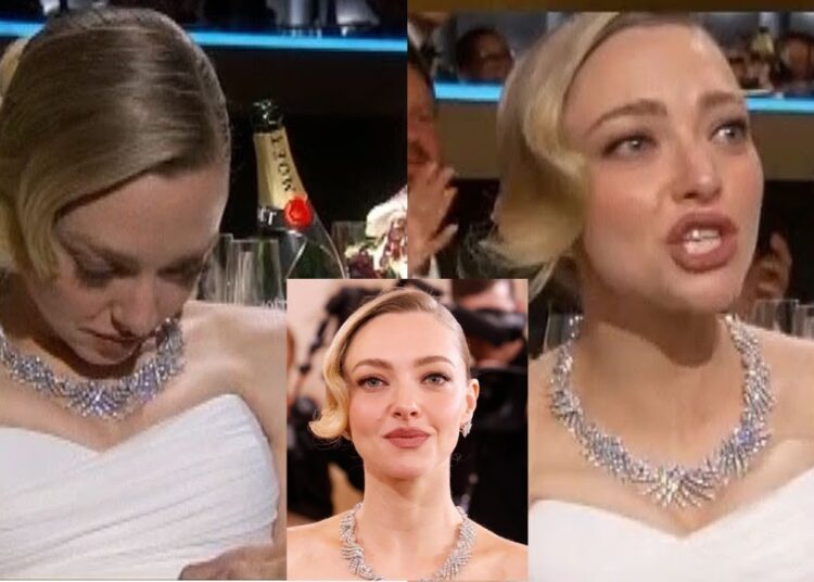 Amanda Seyfried Caught Mocking Stars and Grimacing After Loss as Golden Globes Sorest Runner-Up