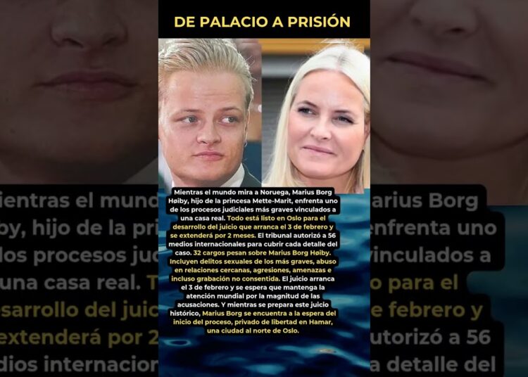 El juicio que sacude a la realeza noruega