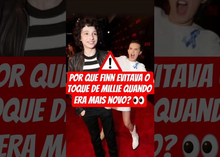 Por que Finn evitava o toque de Millie? #milliebobby #strangerthings #celebridades