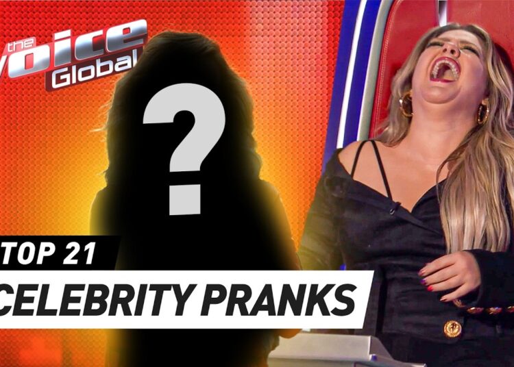 Famous Celebrities PRANK the Coaches on The Voice