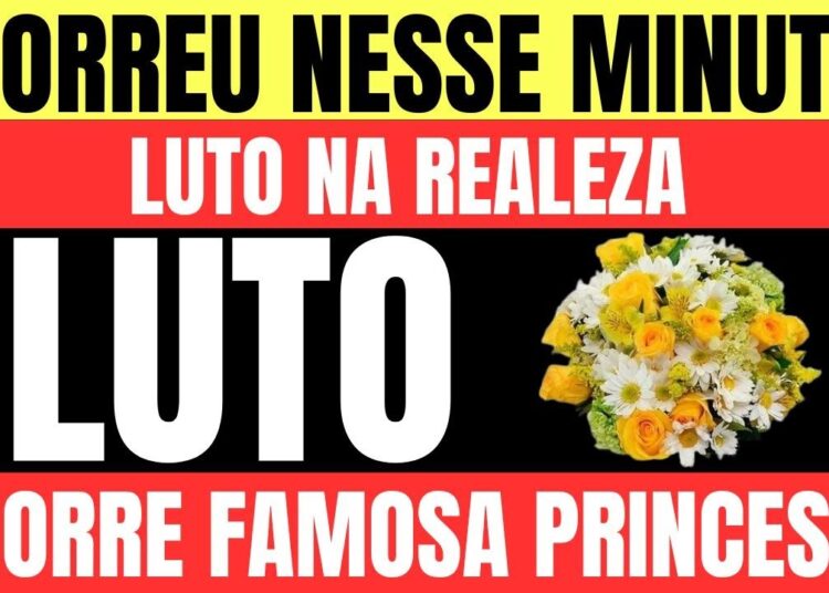 LUTO na Realeza! Princesa acabou de morrer/homenagem
