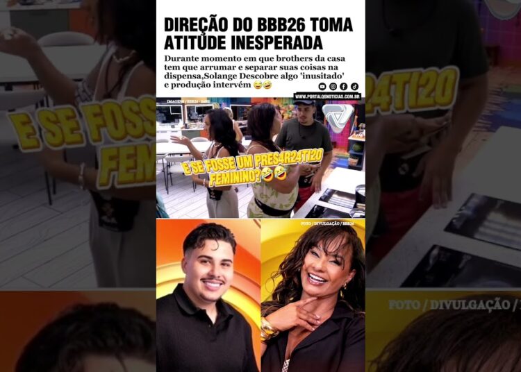 Briga na dispensa e aviso da Globo #fofocas #notícia #bbb26 #redebbb
