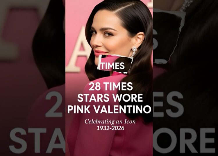 28 TIMES Stars Wore Pink Valentino