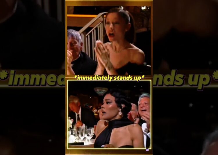 How stars react to wins and losses at the Golden Globes