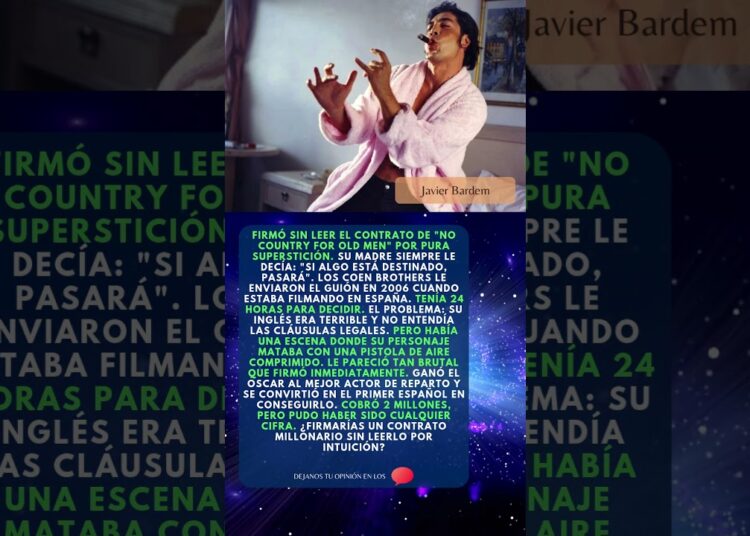 Cómo una Escena Brutal Cambió la Carrera de Javier Bardem #oscars #shorts