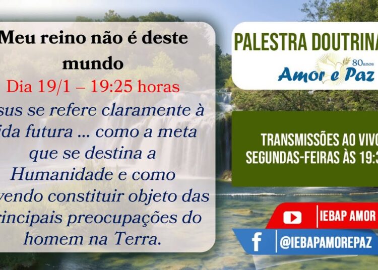 Meu reino não é deste mundo. A vida futura. A realeza de Jesus.