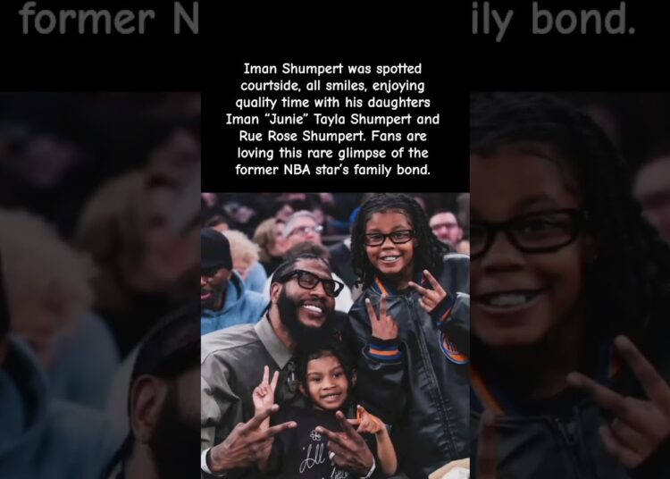 Iman Shumpert Courtside With His Daughters—Family Goals!#celebritynews