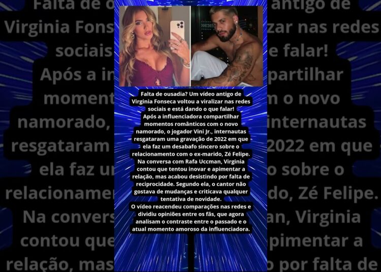 WEB RESGATA DESABAFO DE VIRGINIA SOBRE ZÉ FELIPE