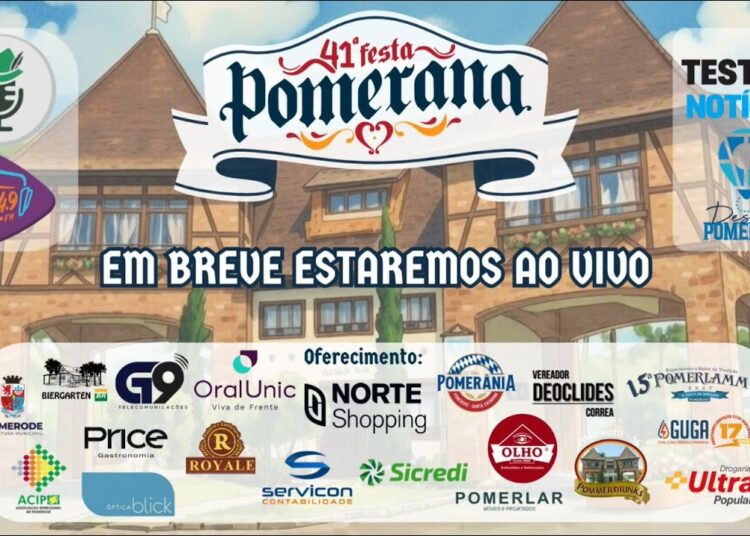 AO VIVO: ESCOLHA DA REALEZA DA 42ª  FESTA POMERANA