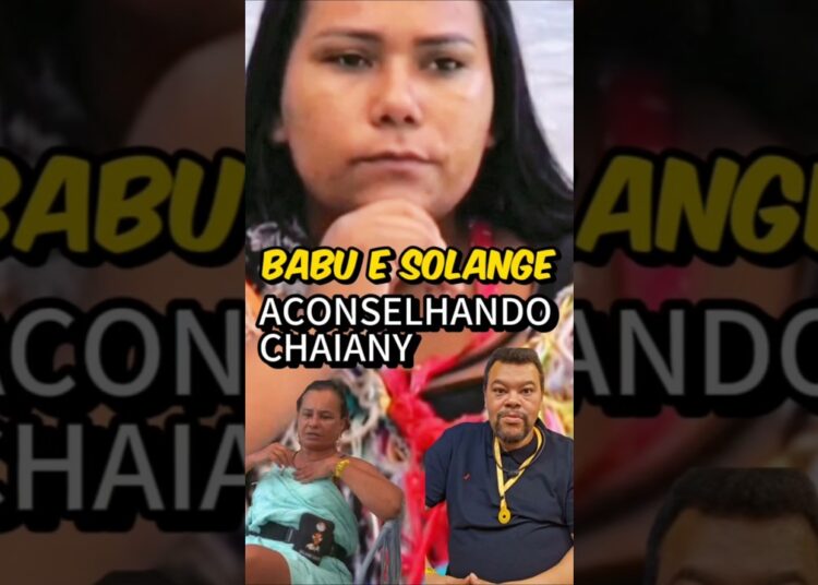 BABU SANTANA E SOLANGE COUTO DANDO CONSELHOS PARA CHAIANY
