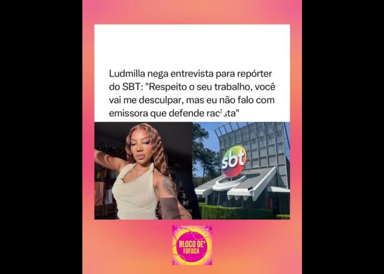 #ludmilla nega entrevista para repórter do #sbt . #fofocas #fofoca