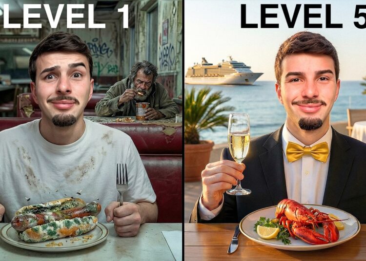 Testei 5 Níveis de Restaurantes
