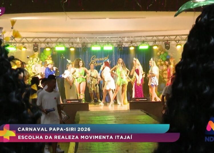 Escolha da realeza do Carnaval Papa-Siri 2026 movimenta Itajaí