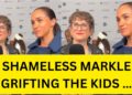 SHAMELESS MARKLE HUGE MASK SLIP ON THIS #royal #meghan #princeharry
