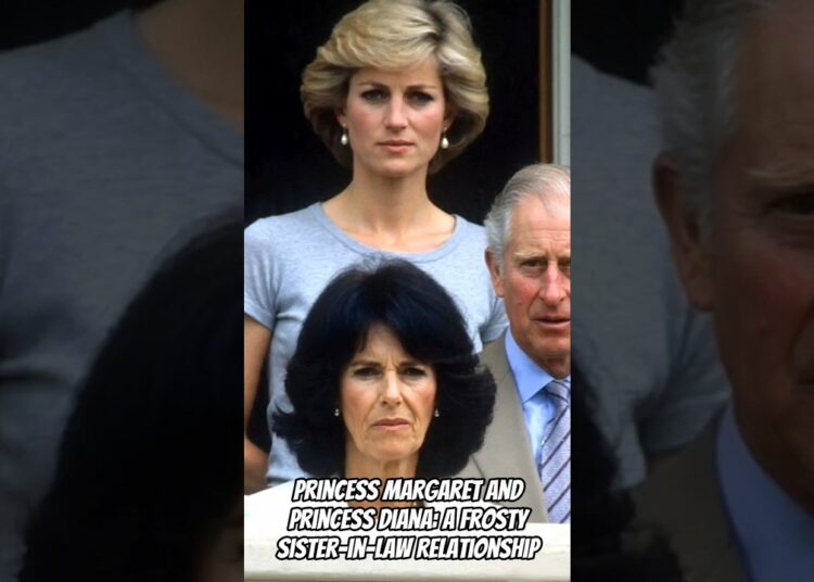 Princess Margaret and Princess Diana: A Frosty Sister-in-Law Relationship #royal #diana #charles