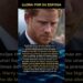 Príncipe Harry rompe el silencio: “La vida de Meghan fue una pesadilla”