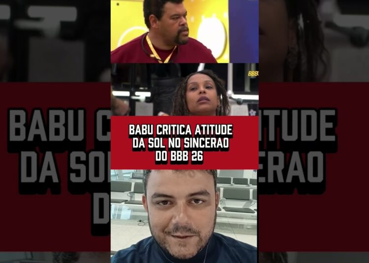BABU NÃO CONCORDOU 😱😀 #famosos #noticias #fofocas #bbb26 #shorts
