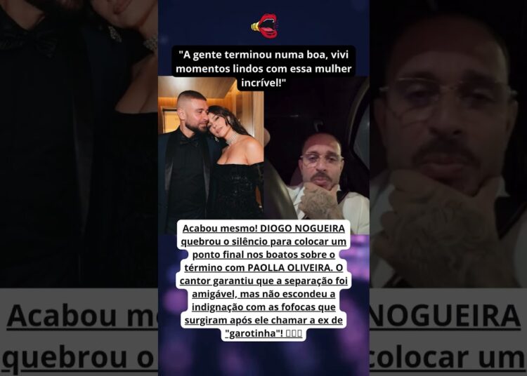 PEGOU AR! Diogo Nogueira detona fofocas e explica término com Paolla! 🚨